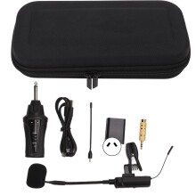 (AU Plug) Wireless Saxophone Mic UHF Receiver System for Brass 100-240V US Plug
