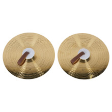 14" Drum Cymbals Alloy Set with Straps for Beginner