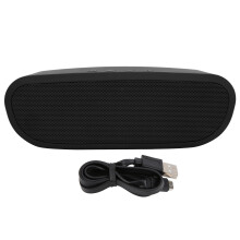 (Black) Wireless Bluetooth Speaker ABS IPX5 Waterproof Red