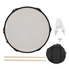 Snare Drum 14in 6 Lug Alloy Steel Professional with Sticks Bag
