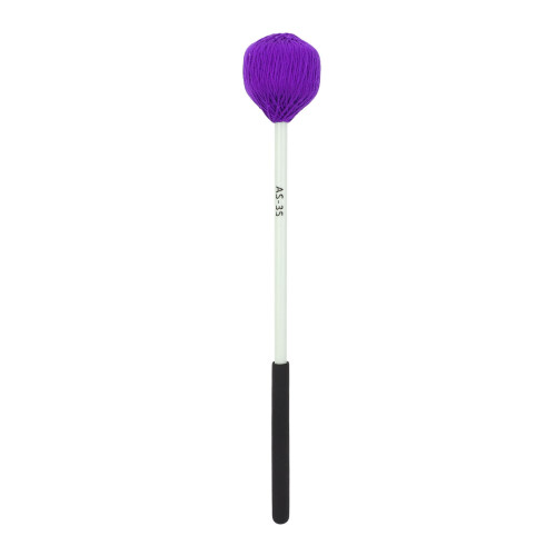 Marimba Mallet Medium Hard Nylon Yarn POM Handle Soft Rubber