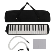 (Black) Melodica 32 Key Kids Beginner Musical Instrument Blue