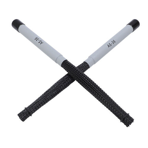 1 Pair Retractable Nylon Cajon Drum Brushes Comfortable Handle 1
