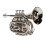 Mini Bb Trumpet Set Plated Brass Beginner Wind Instrument 2