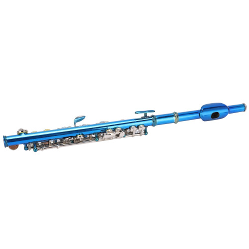Piccolo Flute Cupronickel Blue+E Key 6 Holes Beginner Instrument 1