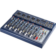 F7-USB 7-Channel Digital Audio Mixer BT USB 48V Phantom 3-Band EQ