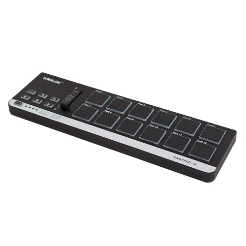 Worlde EasyPad.12 Portable Mini USB 12 Drum Pad  MIDI Controller