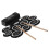 (US Plug) Electronic Drum Pad Set Foldable 2 Speakers Battery 100-240V 5
