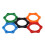 5pcs Rubber Wireless Handheld Microphone Anti-rolling Protection Ring 4
