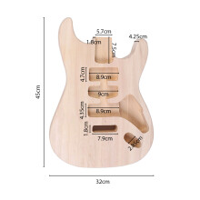 ST Style Electric Guitar Basswood Body Maple Neck Rosewood