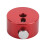 (Red) Drum Cymbal Quick Release Cap Aluminum Alloy Silver 1