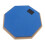 (Blue) 12in Silent Drum Pad Set Rubber Quiet Practice 2 Pair Sticks Blue 5