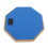 (Blue) 12in Silent Drum Pad Set Rubber Quiet Practice 2 Pair Sticks Blue 2