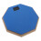 (Blue) 12in Silent Drum Pad Set Rubber Quiet Practice 2 Pair Sticks Blue 4