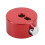 (Red) Drum Cymbal Quick Release Cap Aluminum Alloy Silver 3