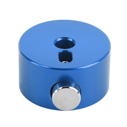 (Blue) Drum Cymbal Quick Release Cap Aluminum Alloy Silver 2