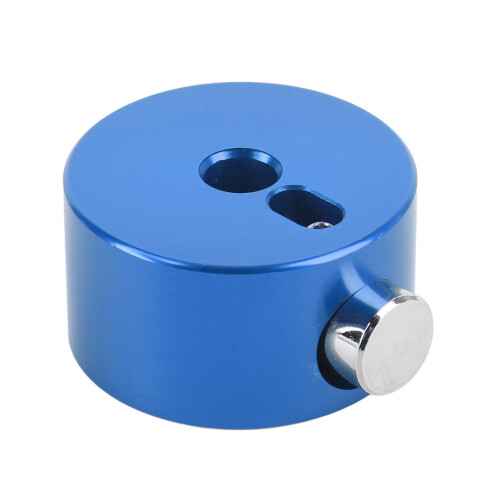 (Blue) Drum Cymbal Quick Release Cap Aluminum Alloy Silver 1