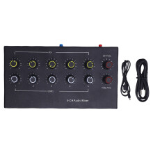 5 Channel Microphone Mixer with Delay Reverb for Outdoor Speakers