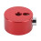 (Red) Drum Cymbal Quick Release Cap Aluminum Alloy Silver 2