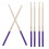 3 Pairs 5A Non Slip Oval Tip Maple Drum Sticks 1