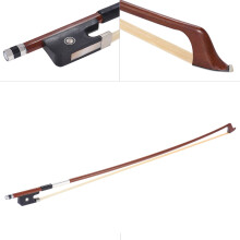 Octagonal Brazilwood 4/4 Cello Bow Horsehair Round Stick Ebony Frog