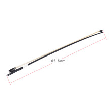 Carbon Fiber 3/4 Violin Fiddle Bow Round Stick Horsehair Ebony Frog