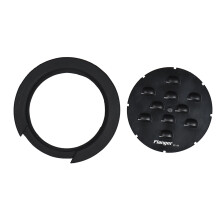 Flanger FS-08 Soundhole Cover Feedback Buffer Black Acoustic Guitar