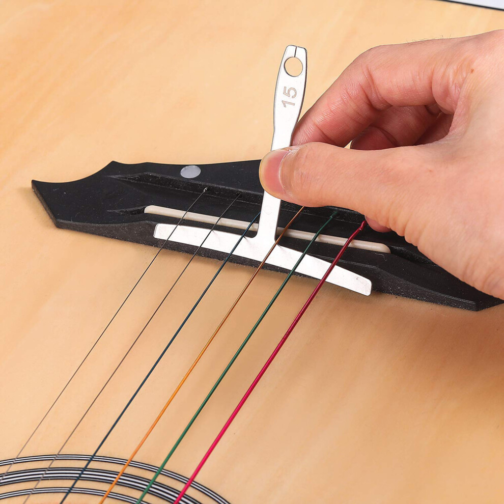 9pcs Stainless Steel Radius Gauge for Guitar Bass Setup-image-OPC-PMFRV9Z-NEW