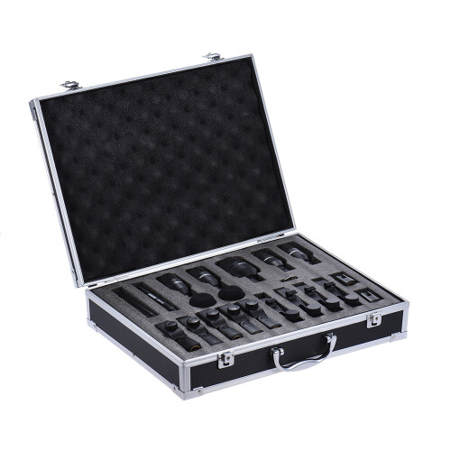 DMS-D7 Drum Set Wired Mic Kit 1 Big 4 Small 2 Condenser Mics 1