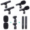 DMS-D7 Drum Set Wired Mic Kit 1 Big 4 Small 2 Condenser Mics 3