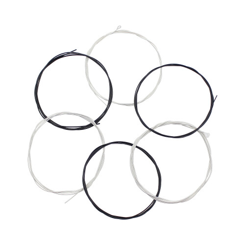 6pcs/set Nylon Guitar Strings .028-.043 Two Colors Normal Tension 1