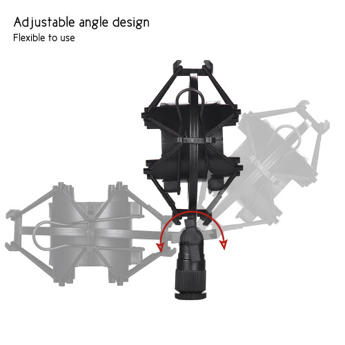 Universal Condenser Mic Shock Mount Plastic Anti-vibration for Studio 2