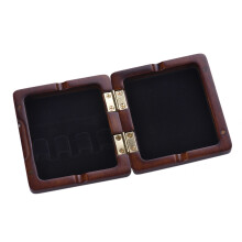 Wooden Bassoon Case Maroon Hand Carved Bassoon Box for 3pcs Reeds