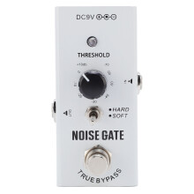 Noise Gate Pedal 2 Modes Guitar Suppressor Aluminum True Bypass