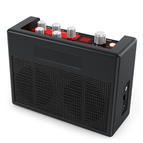 POCKAMP 5W Portable Guitar Amp Multi-effects 80 Rhythms Tuner 1