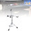 Foldable Snare Drum Stand 55-60cm Adjustable Height Portable 5