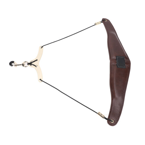 Adjustable Leather Saxophone Neck Strap Metal Adjuster 1