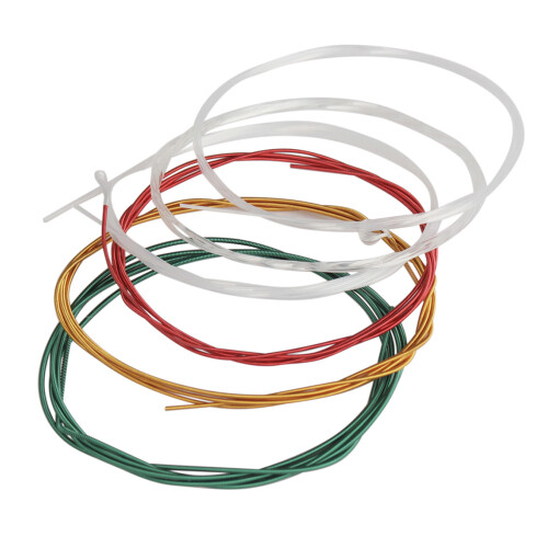 IRIN C105 Rainbow Acoustic Guitar Strings Nylon Core 6pcs (.028-.043) 2