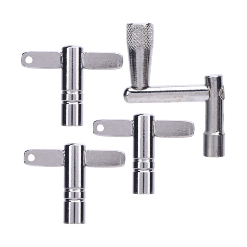 Drum Keys 3-Pack Universal Tuning Key with 1 Speed Key for Drums 1