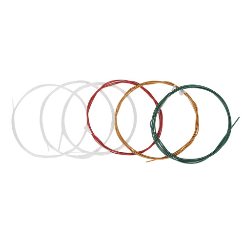 IRIN C105 Rainbow Acoustic Guitar Strings Nylon Core 6pcs (.028-.043) 1