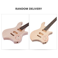 DIY Electric Guitar Kit Basswood Body Maple Neck Rosewood Fingerboard