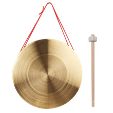 30cm Hand Gong Cymbals Brass Copper Opera Percussion with Hammer