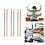 3 Pair 5A Maple Drum Sticks with Carry Bag for Drum Playing 4