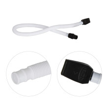 57cm Flexible Plastic Melodica Pianica Tube Black Mouthpiece