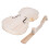 4/4 Full Size Solid Wood Acoustic Violin Kit Spruce Top Maple Back EQ 1