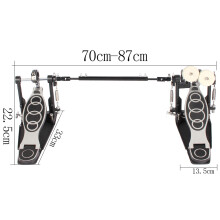 Double Bass Pedal Chain Drive Bass Drum Kick Pedals