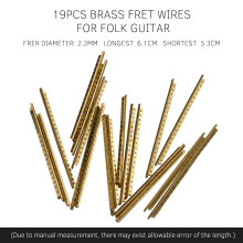 19pcs 2.2MM Brass Guitar Fret Wire for Classic Guitar