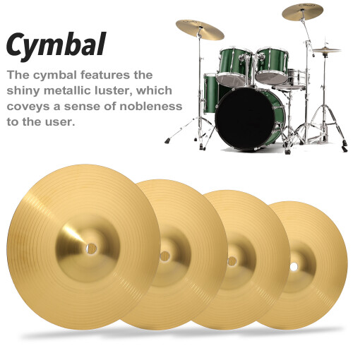 Brass Crash Cymbal for Percussion Beginners