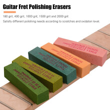Guitar Fret Polishing Erasers 180-2000 Grit for Strings Maintenance