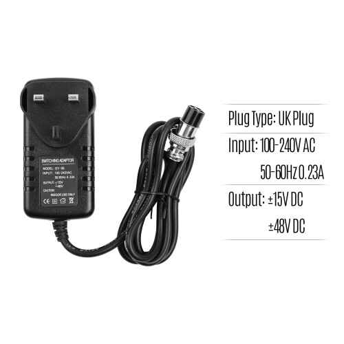Mixing Console AC Adapter 15V 230mA 4-Pin UK Plug 1